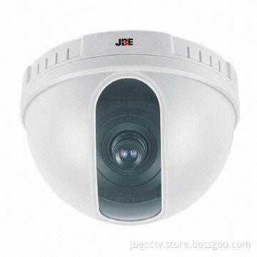 Dome Camera with Automatic Tracking White Balance and 1/3-inch Sony CCD Image Sensor